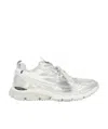 Off-white Ow Be Right Grey Low Top Sneakers With Zip-tie Detail In Mesh And Leather Man In Gray