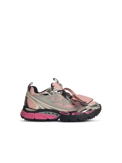 Off-white Be Right' Pink Polyester Sneakers
