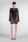 Off-white Beachwear In Black Polyamide In Black