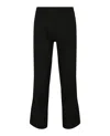 Off-white Wool Slim Zip Pants In Black