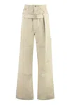 Off-white Seasonal Double-layered Cargo Pants With Safety Belt In Beige