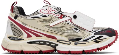 Off-white Be Right Back Mesh And Synthetic Leather Sneakers In Multi