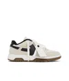 Off-white Beige & Black Slim Out Of Office Sneakers In Nude