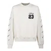 Off-white Beige Cotton Sweater In White