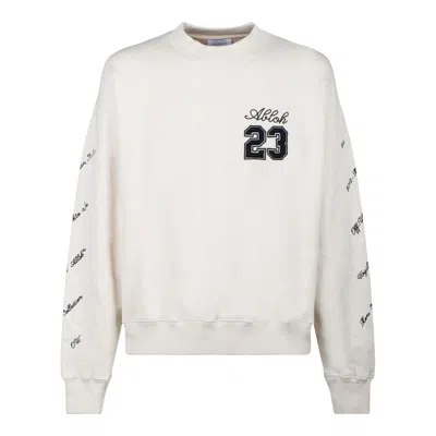 Off-white Beige Cotton Sweater