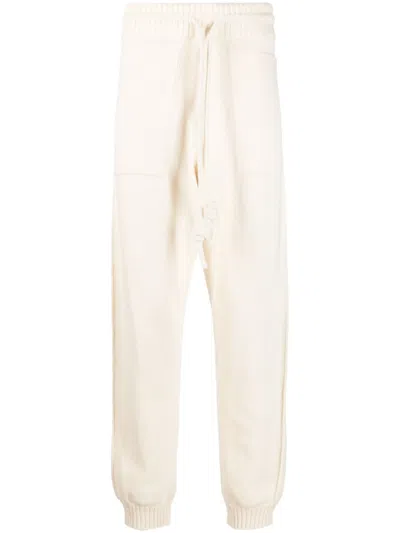 OFF-WHITE BEIGE COTTON SWEATPANTS