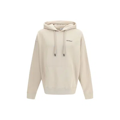 Off-white Half Arrows Skate Hoodie In Neutral