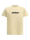 Off-white Spray Arrow T-shirt In Beige