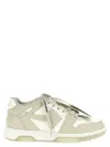 Off-white White And Beige Out Of Office Sneakers In Beige