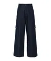 Off-white Belt-loop Casual Pants In Black