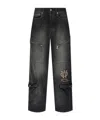 Off-white Belt Loop Denim Trousers In Black