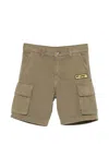 Off-white Belt-loop Pocket Shorts In Brown