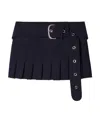 Off-white Belted Mini Skirt In Black