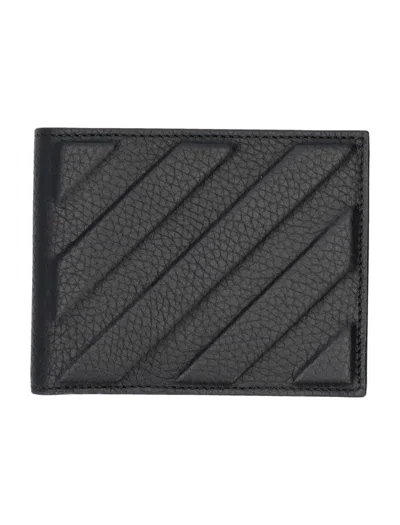 Off-white Bifold 3d Diag Wallet In Black