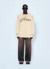 Off-white Overdyed Straight Jeans In Brown