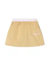 Off-white Big Bookish Cotton Skirt In Neutrals