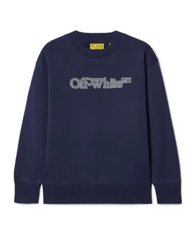 OFF-WHITE OFF-WHITE KIDS BIG BOOKISH CREWNECK SWEATSHIRT
