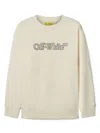 Off-white Big Bookish Cotton Sweatshirt In White