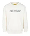 Off-white Big Bookish Cotton Sweatshirt In White