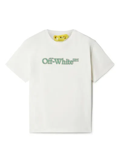 Off-white Big Bookish Short Sleeves T-shirt In White