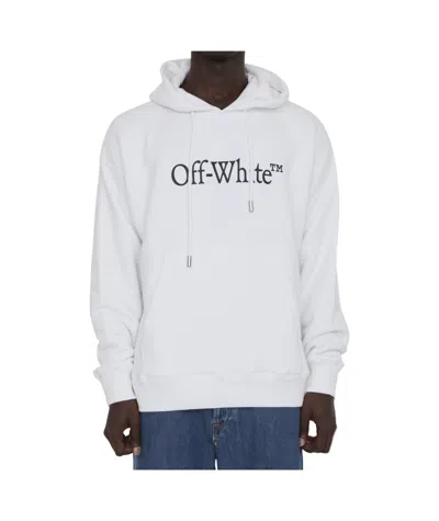 OFF-WHITE OFF-WHITE BIG BOOKISH SKATE DRAWSTRING HOODIE