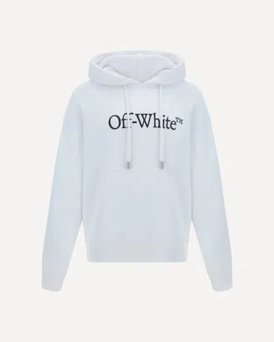 Off-white Cotton Sweatshirt Whit Frontal Logo Print In Neutral