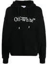 Off-white Big Bookish Skate Hoodie In Black
