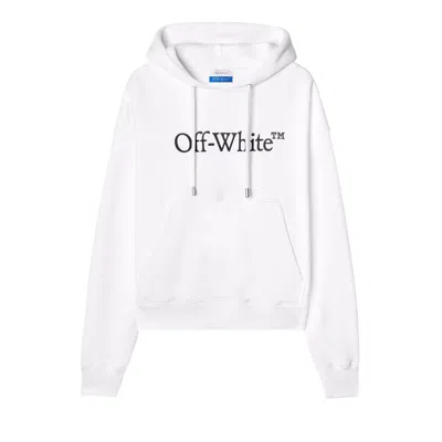 Pre-owned Off-white Big Bookish Skate Hoodie 'white/black'