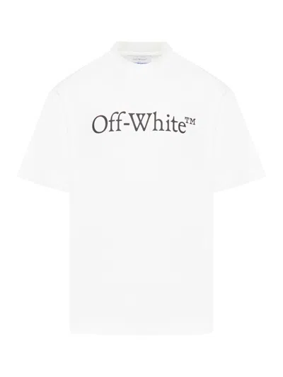 Off-white Big Bookish Skate S/s Tee In White
