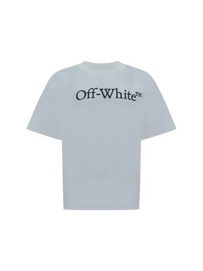 Off-white Big Bookish Skate T-shirt In White Black