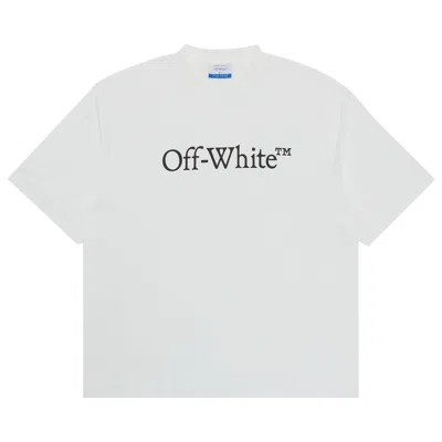 Pre-owned Off-white Big Bookish Skate Tee 'white/black' | Men's Size Xl