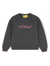Off-white Big Bookish Sweater In Grey