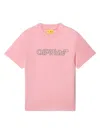 Off-white Big Bookish T-shirt In Pink Gli