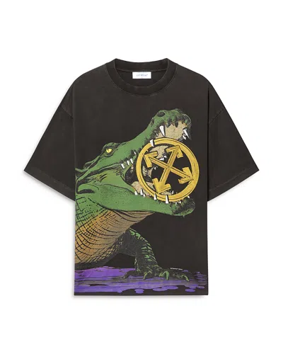 Off-white Tape Arrow Skate Short-sleeved T-shirt In Black