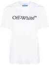 Off-white Off White Big Logo Bookish Cotton T Shirt In White