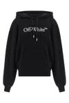 Off-white Big Logo Bookkish Hoodie In Black