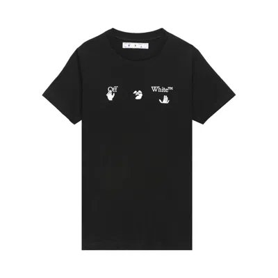 Pre-owned Off-white Big Logo Short-sleeve Slim Tee 'black/white'