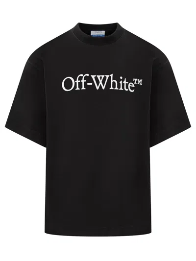 Off-white Big Logo T-shirt In Black White