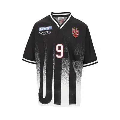Off-white 'big Off' Soccer T-shirt In Black