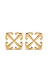 Off-white Mini Arrow Earrings In Gold