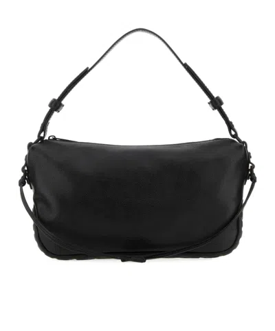 Off-white Biker Tire Shoulder Bag In Black