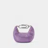 Off-white Binder Clip 20 Bag In Purple