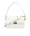 Off-white Binder Clip Foldover Top Crossbody Bag