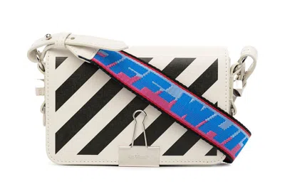 Pre-owned Off-white Binder Clip Shoulder Bag White Black Blue Pink