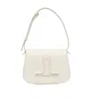 OFF-WHITE BINDER LEATHER SHOULDER BAG