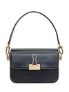 Off-white Binder Shoulder Bag In Black