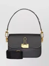 Off-white Binder Shoulder Bag With Clip Motif In Black
