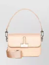 Off-white Binder Versatile Shoulder Bag With Detachable Handle In Pastel