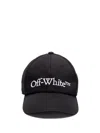 Off-white Logo Cotton Baseball Cap In Black  