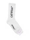 Off-white Bksh Mid Socks White Black In White